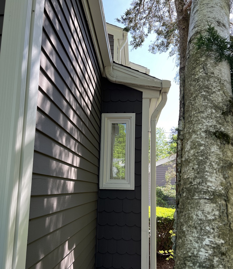 Finished exterior trim